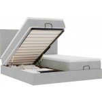 vidaXL Osmanský rám postele s matracíes světle šedá samet – Zboží Dáma