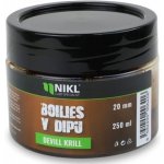 Karel Nikl Nikl Boilies v dipu Devill Krill 20 mm 250 g – Zboží Mobilmania
