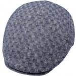 Fiebig Headwear since 1903 Pánská letní lněná bekovka se šachovnicovým vzorem modrá – Hledejceny.cz