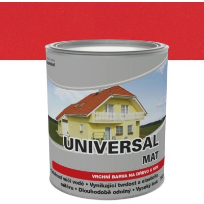 Dulux Universal lesk 0,75 l červeň rumělková tmavá – Zboží Mobilmania