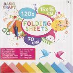 Creative Craft Group Papíry na origami15 x 15 cm 120 ks mix barev – Zbozi.Blesk.cz