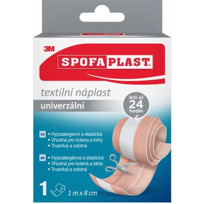 3M Spofaplast 164 Textilní elastic.náplast 1 m x 8 cm – Hledejceny.cz