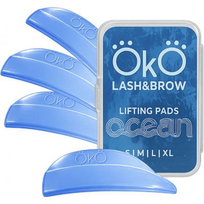 OKO Lifting Pads Ocean silikonové natáčky na lash lifting 4 páry – Hledejceny.cz