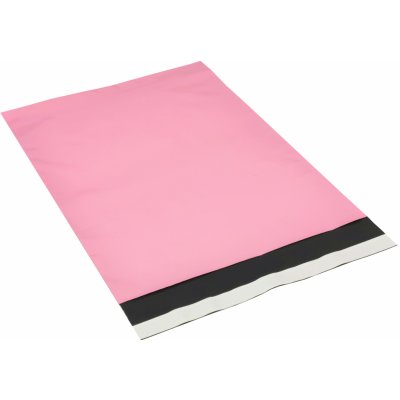 Přepravní plastová obálka barevná - růžová 25 kusů Barva: růžová, Rozměr: 170x250+50 mm – Zboží Živě