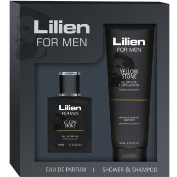 Lilien For Men Yellow Stone sprchový gel 250 ml + EDP 50 ml dárková sada