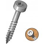 Milescraft PocketScrews – pozinkované samořezné vruty pro kapsové spoje Délka: 25 mm, závit: hrubý (coarse), Obsah balení: 100 ks – Hledejceny.cz
