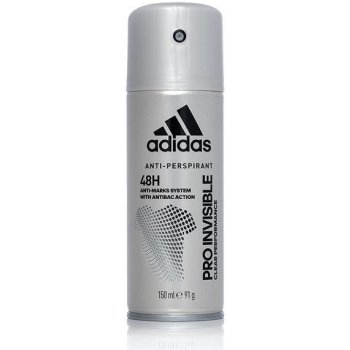 Adidas Pro Invisible Men antiperspirant deospray 150 ml od 52 Kč -  Heureka.cz