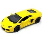 Kinsmart Auto Lamborghini Aventador žlutá – Zboží Dáma