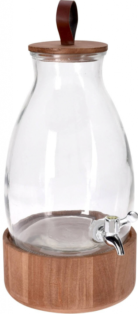 Zásobník na nápoje dávkovací sklo dřevo 5 5 l EXCELLENT KO CD1100100 od 696  Kč - Heureka.cz