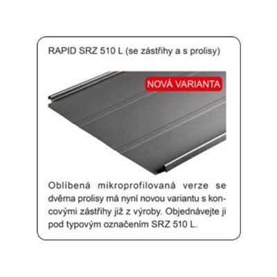 Satjam Rapid SRZ 510 L Alumat černá 1 m²