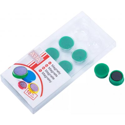 Arta Magnety průměr 16mm zelené 10ks – Sleviste.cz