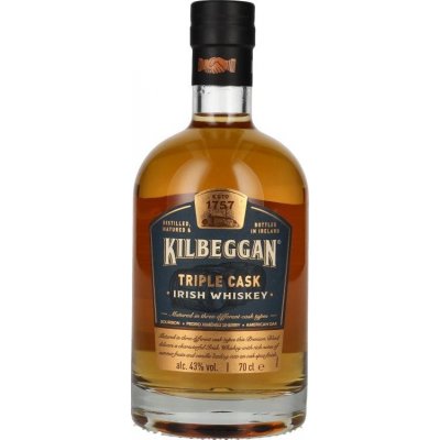 Kilbeggan Triple Cask 43% 0,7 l (holá láhev) – Zboží Dáma