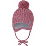 Little Angel Čepice pletená zavazovací bambule LA Outlast ® starorůžová – Hledejceny.cz