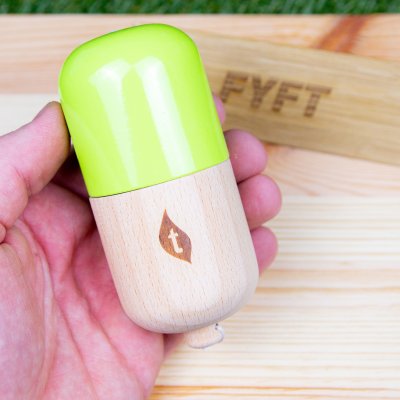 The Pill od Terra kendama je jednoduchá dřevěná skilltoy Zelená – Hledejceny.cz