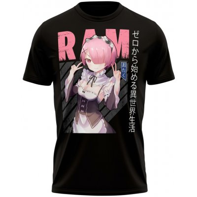 Re:Zero tričko Ram Peace černé – Hledejceny.cz