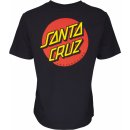 SANTA CRUZ Classic Dot Chest T-Shirt Black