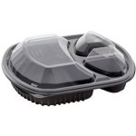 gastro obaly, s.r.o. Recyklovatelný menubox černý dvoudílný 1l – Zboží Dáma