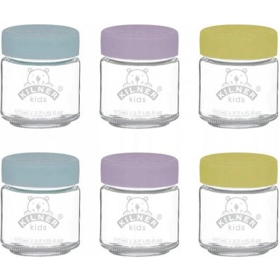 Kilner Zavařovací sklenice pro děti 6 ks x 110 ml – Hledejceny.cz