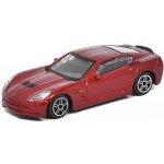 Bburago Chevrolet Corvette Stingray 2014 metalíza červená 1:43 – Hledejceny.cz