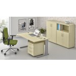 NABYTEK-DESIGNOVY.CZ - ZEP 1.6 12 Sestava kancelářského nábytku Komfort 1.6 javor – Zboží Dáma