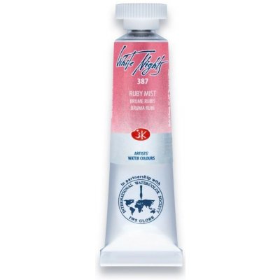 White Nights Akvarelová barva 10 ml Ruby mist 387 – Zbozi.Blesk.cz