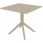 siesta Venkovní plastový stůl SKY TABLE 80 taupe – Hledejceny.cz
