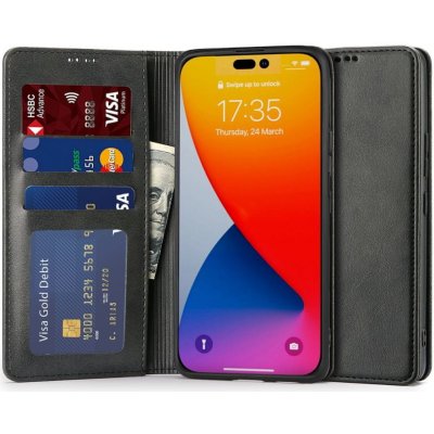 Pouzdro TECH-PROTECT Wallet knížkové na iPhone 14 Pro Max, černé