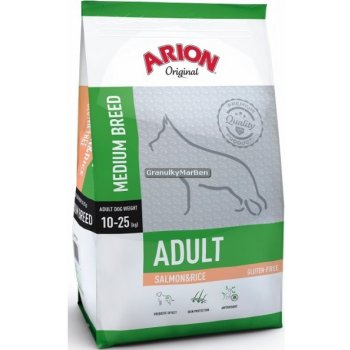 Arion Dog Original Adult Medium Salmon Rice 12 kg