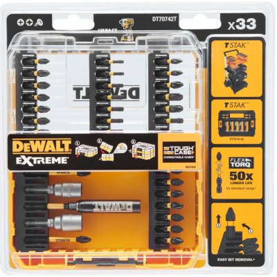 Sada bitů DeWalt DT70742T 33 dílná – Zbozi.Blesk.cz