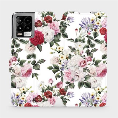 Mobiwear - Realme 8 - MD01S Růže na bílé – Zboží Živě