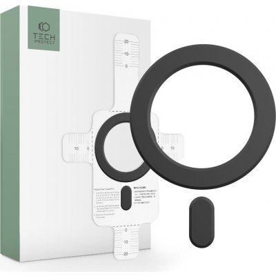 Magnetická nálepka pro MagSafe nabíjení - Tech-Protect, Magmat Magnetic Ring Black – Zboží Živě