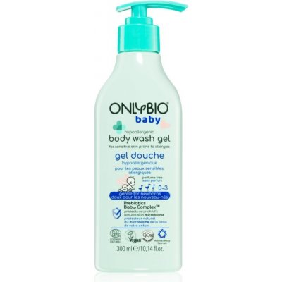 OnlyBio Baby Hypoallergenic hypoalergenní sprchový gel pro děti od narození 300 ml – Zboží Mobilmania