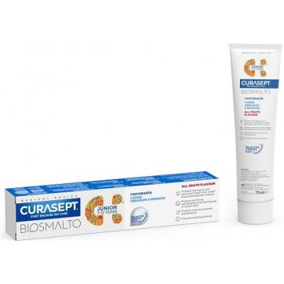 Curasept BIOSMALTO JUNIOR Abraze&Eroze dětská ovocná 75 ml – Hledejceny.cz