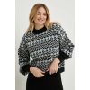 Dámský svetr a pulovr Answear Lab Vlněný svetr dámský hřejivý 2217.w černá