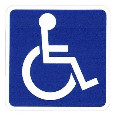 Amicar Magnetická cedulka invalida, vozíčkář – Zboží Dáma