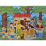 loutkové divadlo Marionetino Budulínek loutky kulisy pozadí – Zboží Dáma