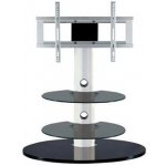 PRIME Falcon Black Round Glass and Metal Flat Panel Stand GDST/SW2000BR – Sleviste.cz