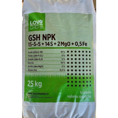 Lovochemie Univerzální jarní trávníkové hnojivo NPK 15-5-5+14S 25 kg – Sleviste.cz