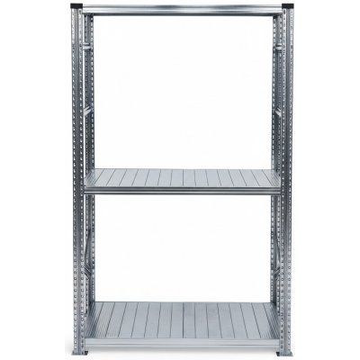 FP Systems Kovový policový regál 1972x1050x800 mm 3 police přídavný stříbrný pozink – Zboží Mobilmania