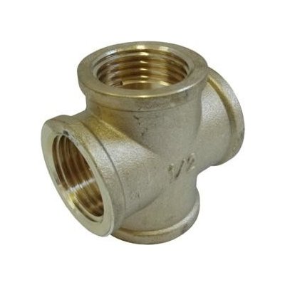 Emsan Mosazný kříž s vnitřními závity 1" 176 – HobbyKompas.cz