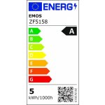 Emos LED žárovka A60/E27/5W/75W/1060lm/neutrální bílá – Hledejceny.cz