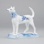 Cibulák Pes na podstavci 4,5 x 8,0 x 8,0 cm 0,06kg Originál Český porcelán Dubí – Hledejceny.cz