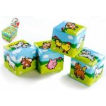 Teddies kostka moje první zvířátka 7 x 7 cm 4 ks v sáčku – Hledejceny.cz