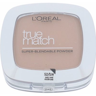 L'Oréal Paris True Match Kompaktní pudr D5 W5 Golden Sand 9 g – Zboží Mobilmania