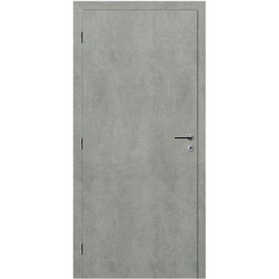 Solodoor 80 L, 820 × 1970 mm, fólie, levé, beton, plné 022000066120 – Zboží Mobilmania