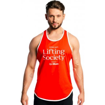 GymBeam Tílko Lifting Society Flame – Zboží Dáma