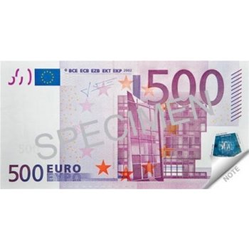 PANTA PLAST Poznámkový blok 500 Euro 70 listů 120 x 61,5 mm