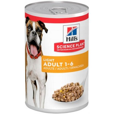 Hill's Science Plan Canine Adult Light Chicken 24 x 370 g – Hledejceny.cz