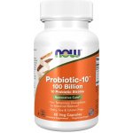 Now Probiotic-10 probiotika 100 miliard CFU 10 kmenů 60 rostlinných kapslí – Hledejceny.cz