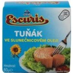 Escuris Tuňák ve slunečnicovém oleji 80 g – Zboží Mobilmania